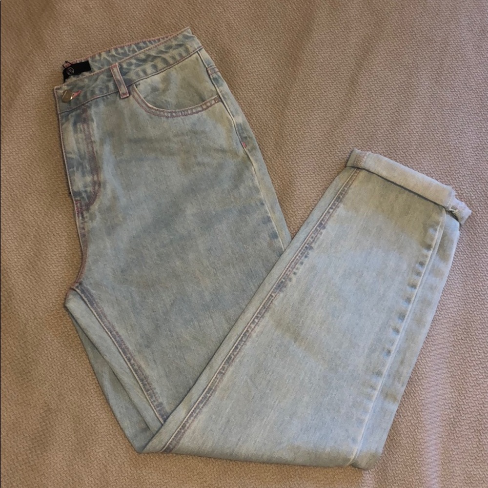 Blue Boyfriend Jeans